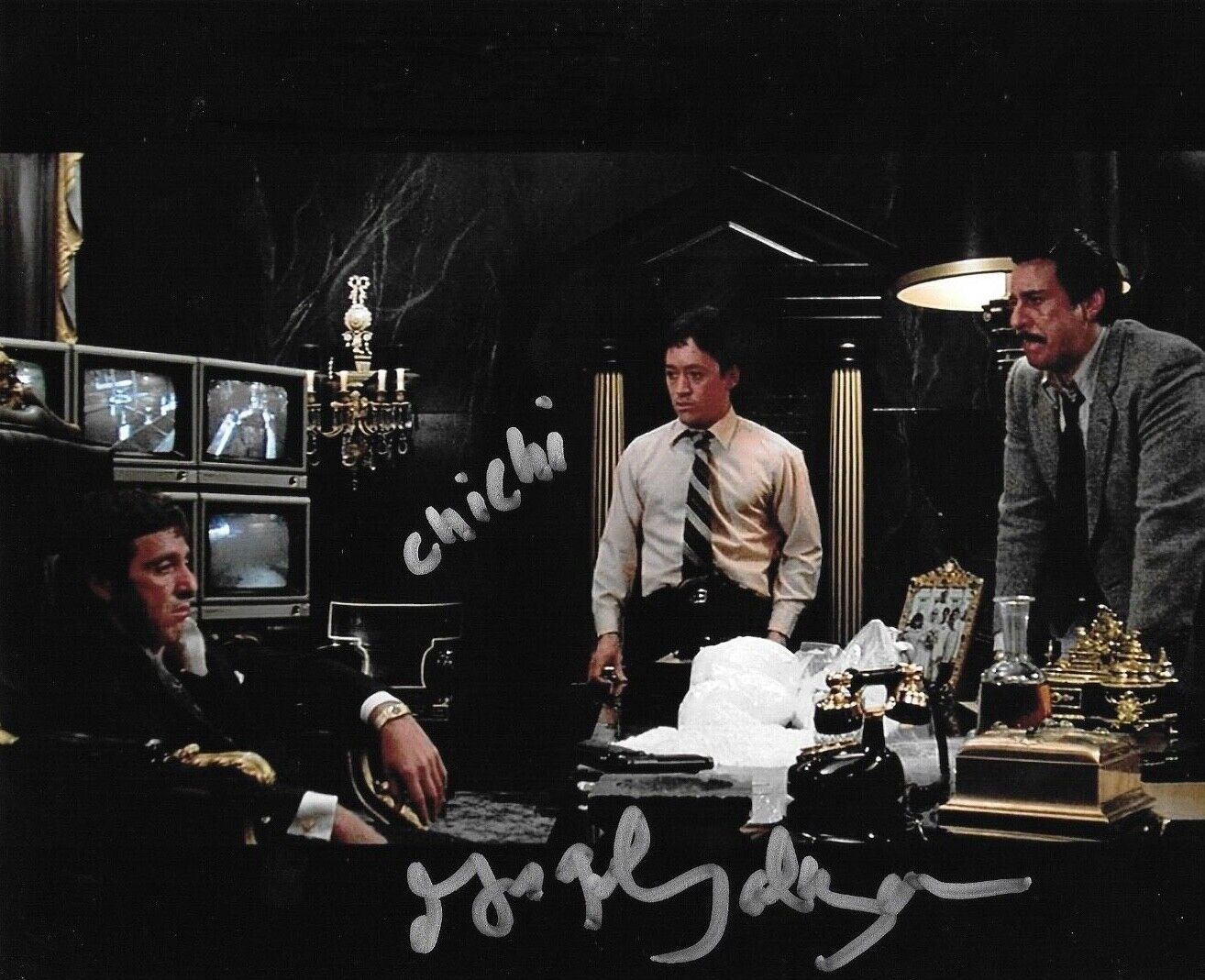 * ANGEL SALAZAR * signed 8x10 Photo Poster painting * SCARFACE * CHI-CHI * PROOF * 4