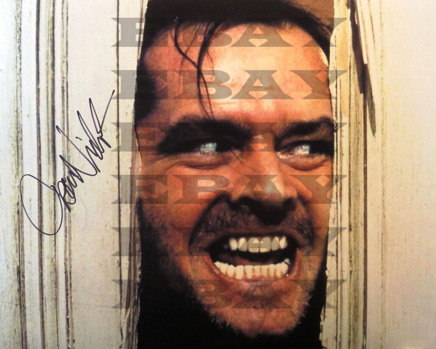 Jack Nicholson The Shinning Autographed Signed 8x10 Photo Poster painting Rep