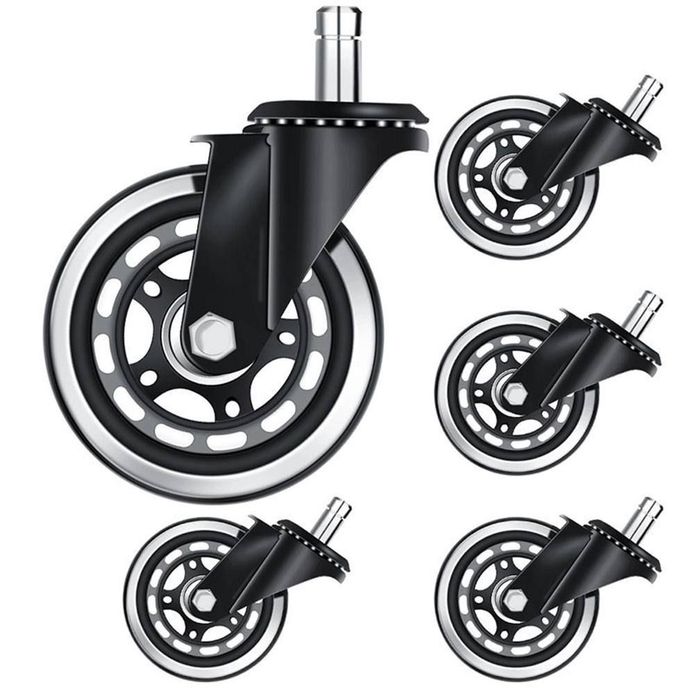 

5pcs 2.5 inch Casters Wheel Chair Swivel Casters Roller Replacement (11mm), 501 Original