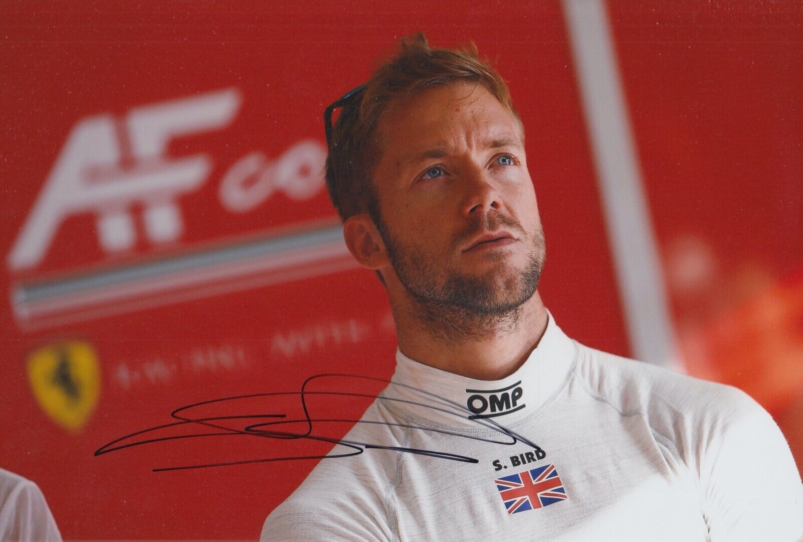 Sam Bird Hand Signed 12x8 Photo Poster painting Le Mans Autograph Ferrari 3