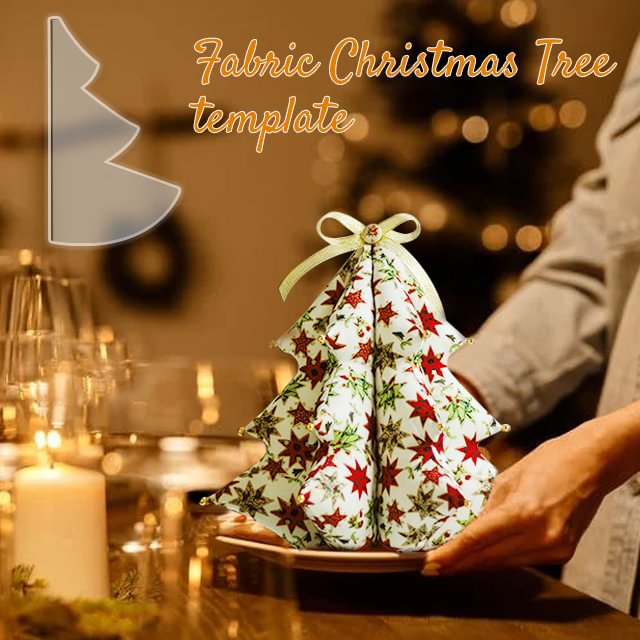 Fabric Christmas Tree Sewing Template - WITH TUTORIAL