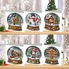 6pcs Diamond Painting Xmas Ball Greeting Cards Congratulations Cards & Gifts