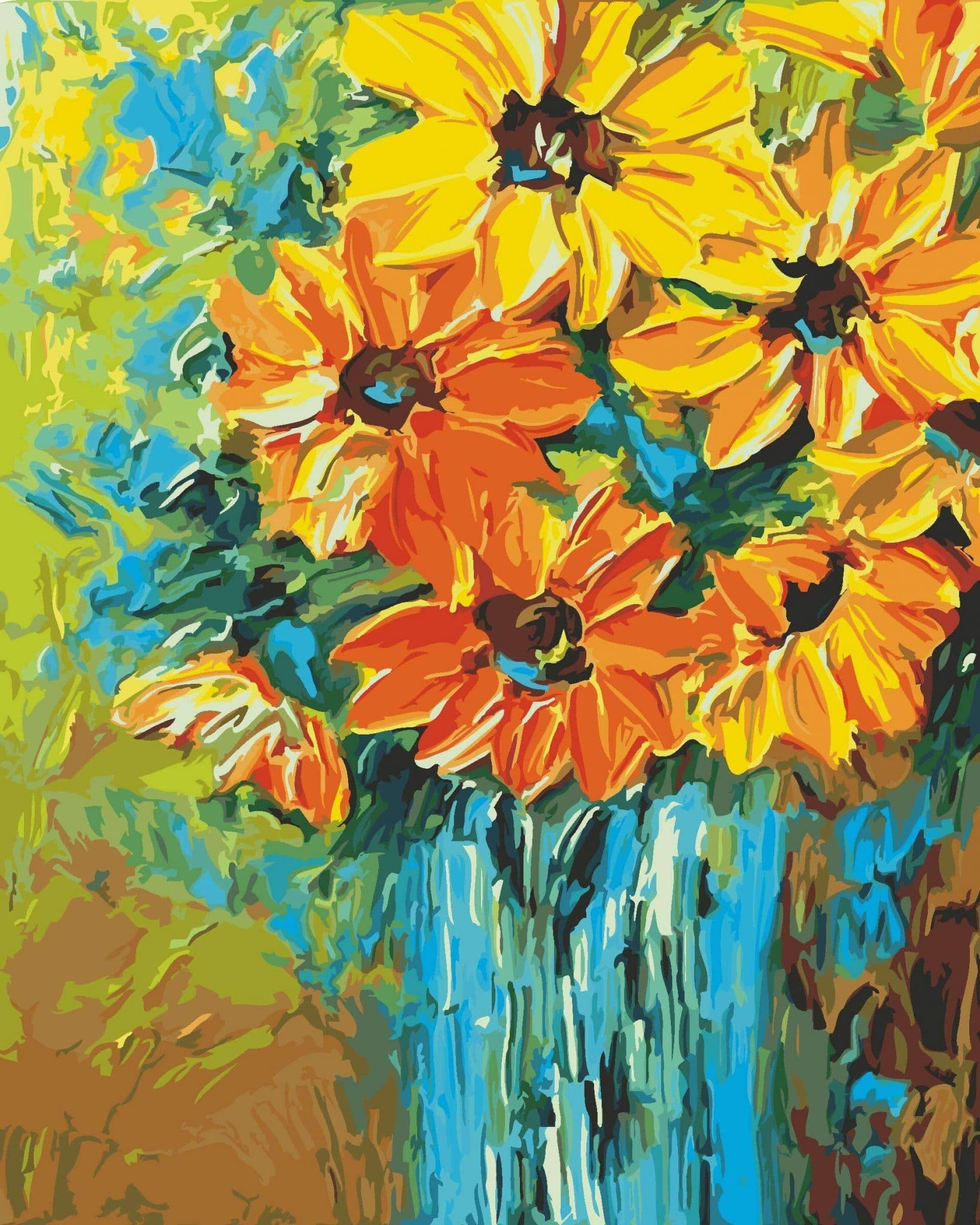 

Yellow Sunflower – Paint By Numbers - 40*50CM, 501 Original