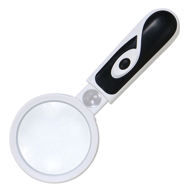 

3X 20X Handheld Magnifier Optical Lens Magnifying Glass with 2 LED Lights, 501 Original