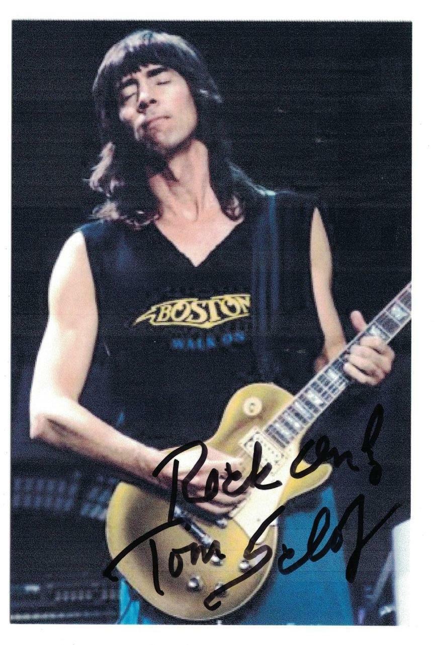 Tom Scholz Signed Autographed 4 x 6 Photo Poster painting Boston Musician B