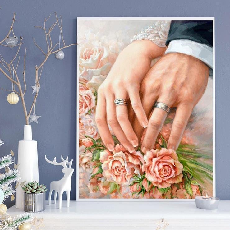 Wedding Full Round Diamond Painting