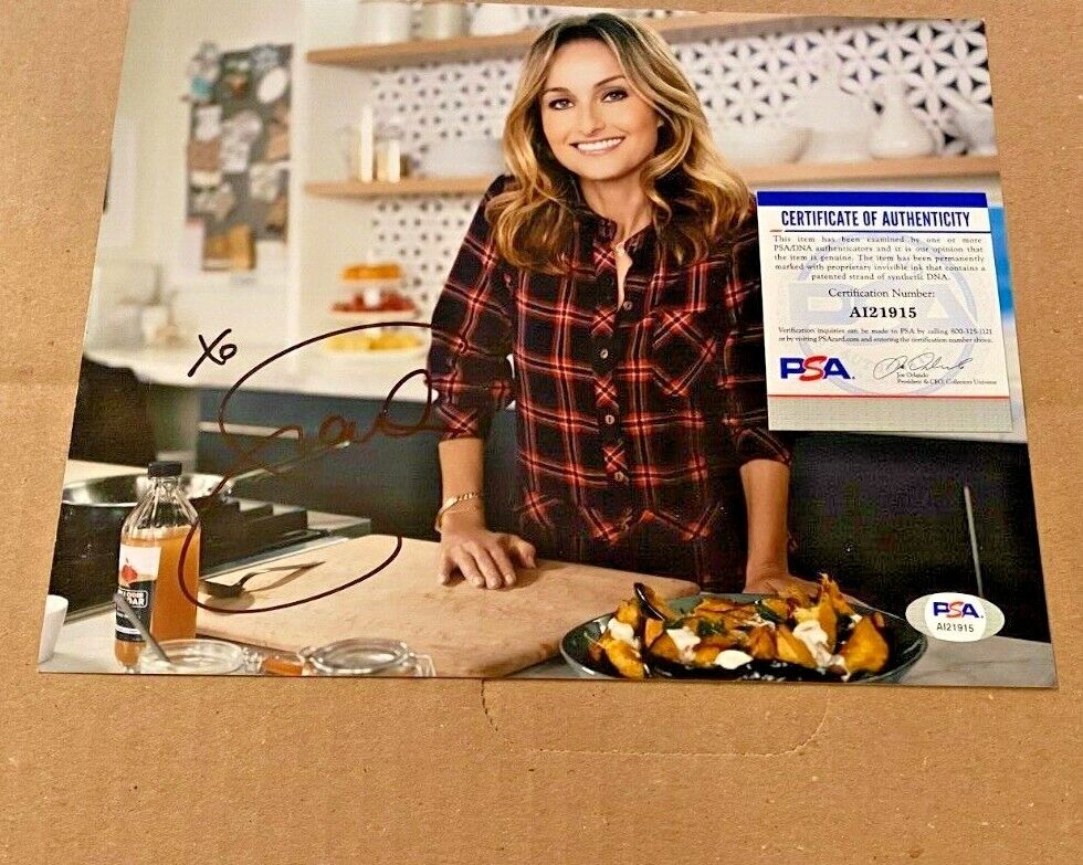 GIADA DE LAURENTIIS SIGNED 8X10 Photo Poster painting PSA/DNA CERTIFIED COOKING #2