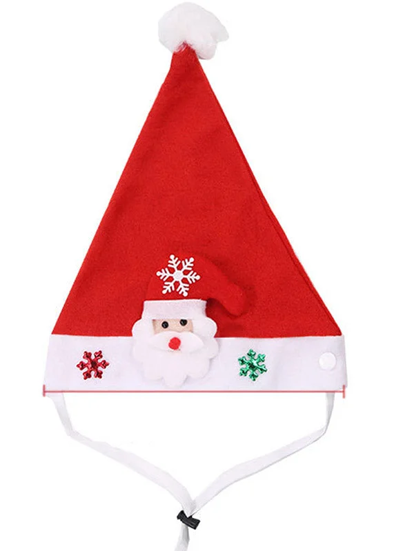 Cat Dog Santa Hat Christmas Hat For Pet-elleschic