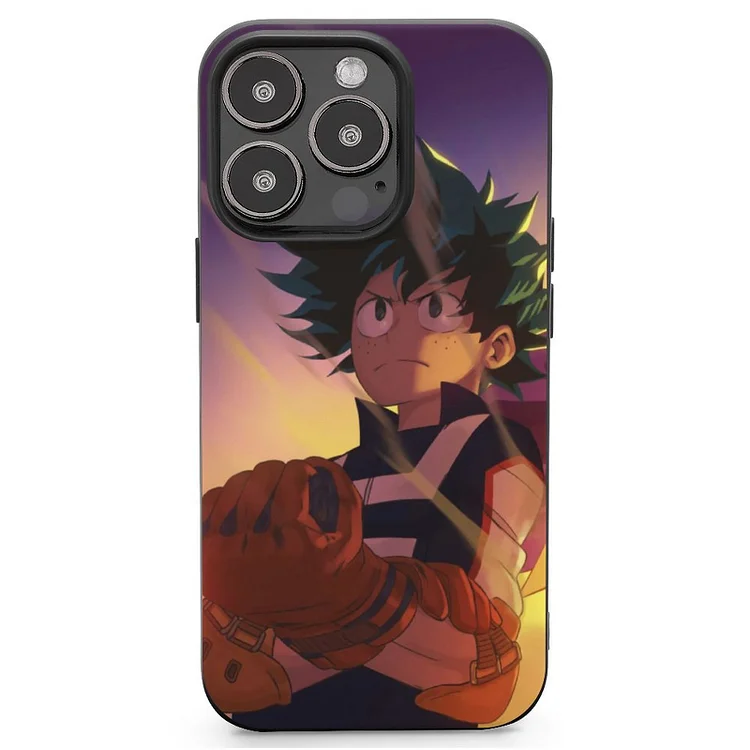 Izuku Midoriya My Hero Academia Anime My Hero Academia Phone Case Mobile Phone Shell IPhone 13 and iPhone14 Pro Max and IPhone 15 Plus Case - Heather Prints Shirts