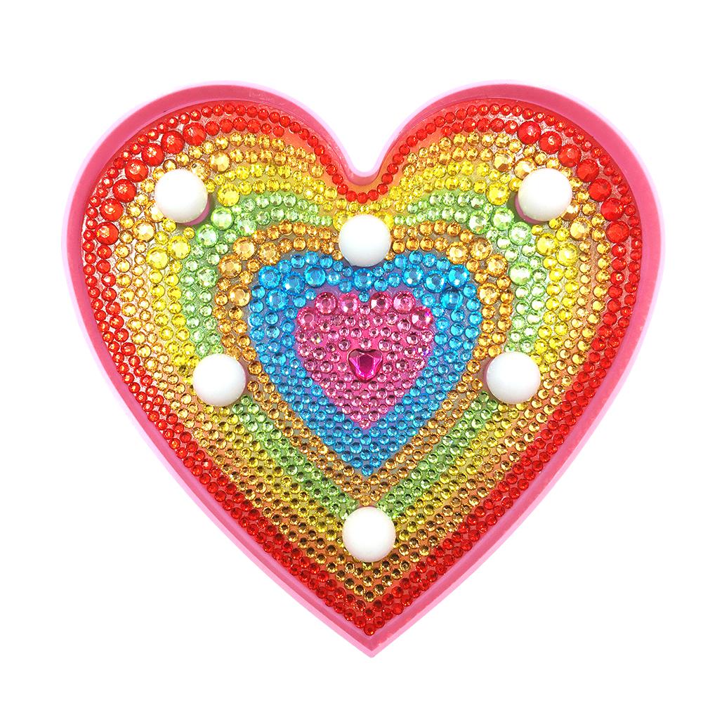 

Heart-DIY Creative Diamond LED Lamp, 501 Original