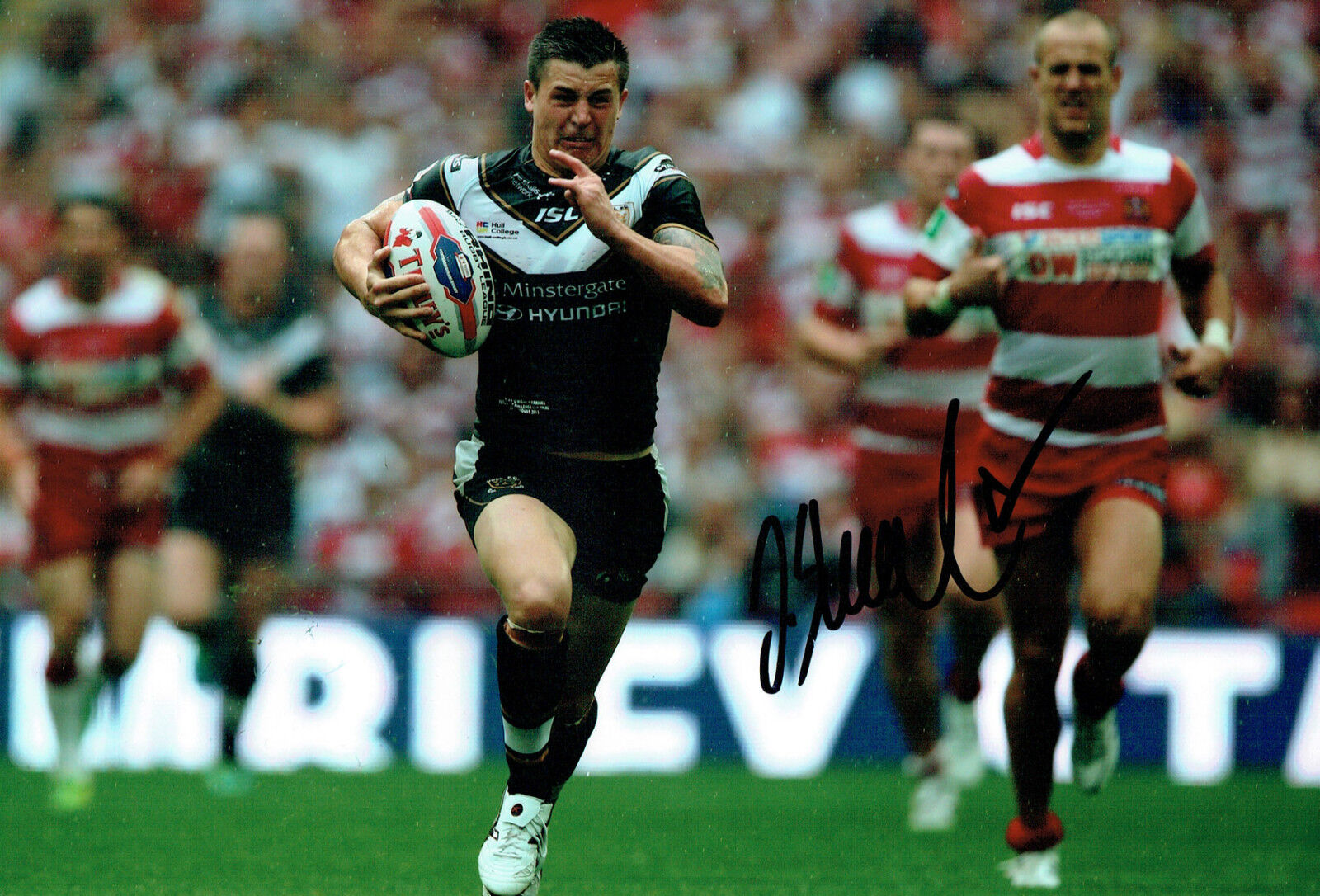 Jamie SHAUL Hull FC Rugby League Signed Autograph 12x8 Photo Poster painting AFTAL COA