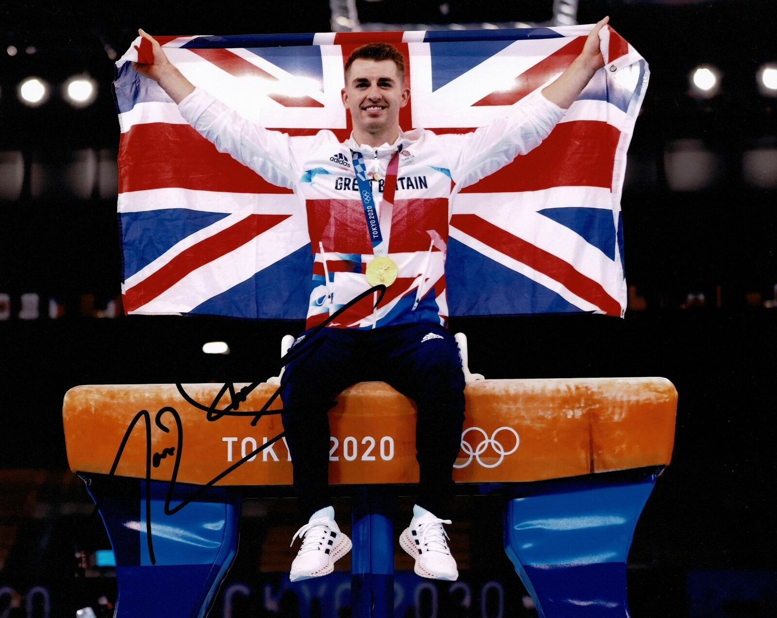 Max Whitlock Signed 10X8 Photo Poster painting Rio 2016 Tokyo 2020 Genuine Signature AFTAL COA D