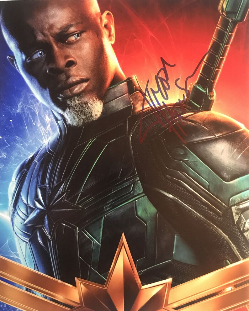 Djimon Hounsou Signed Autographed Captain Marvel