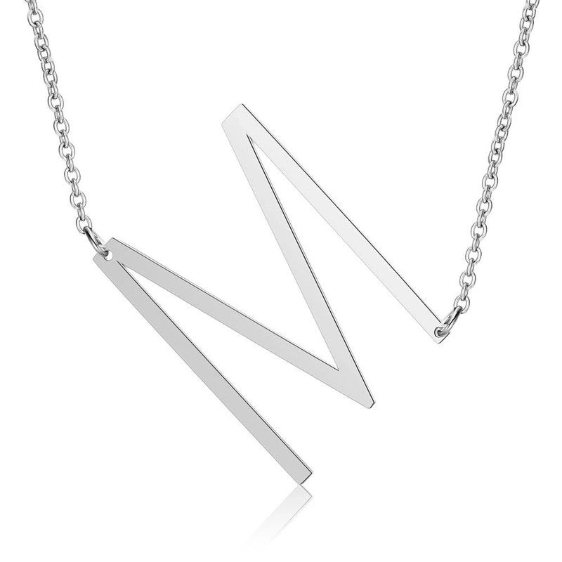 Stainless Steel Fashion Polishing Letter Necklace