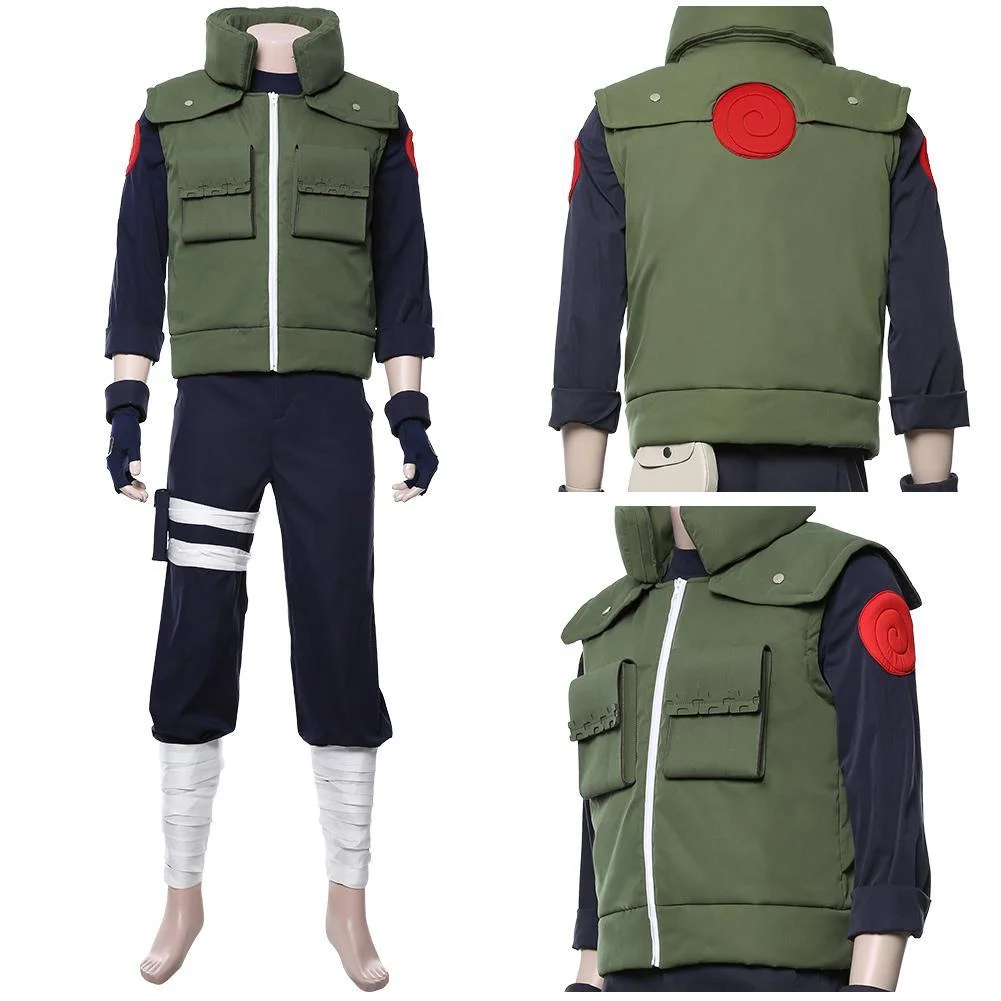 Naruto Hatake Kakashi Vest Cosplay Costume
