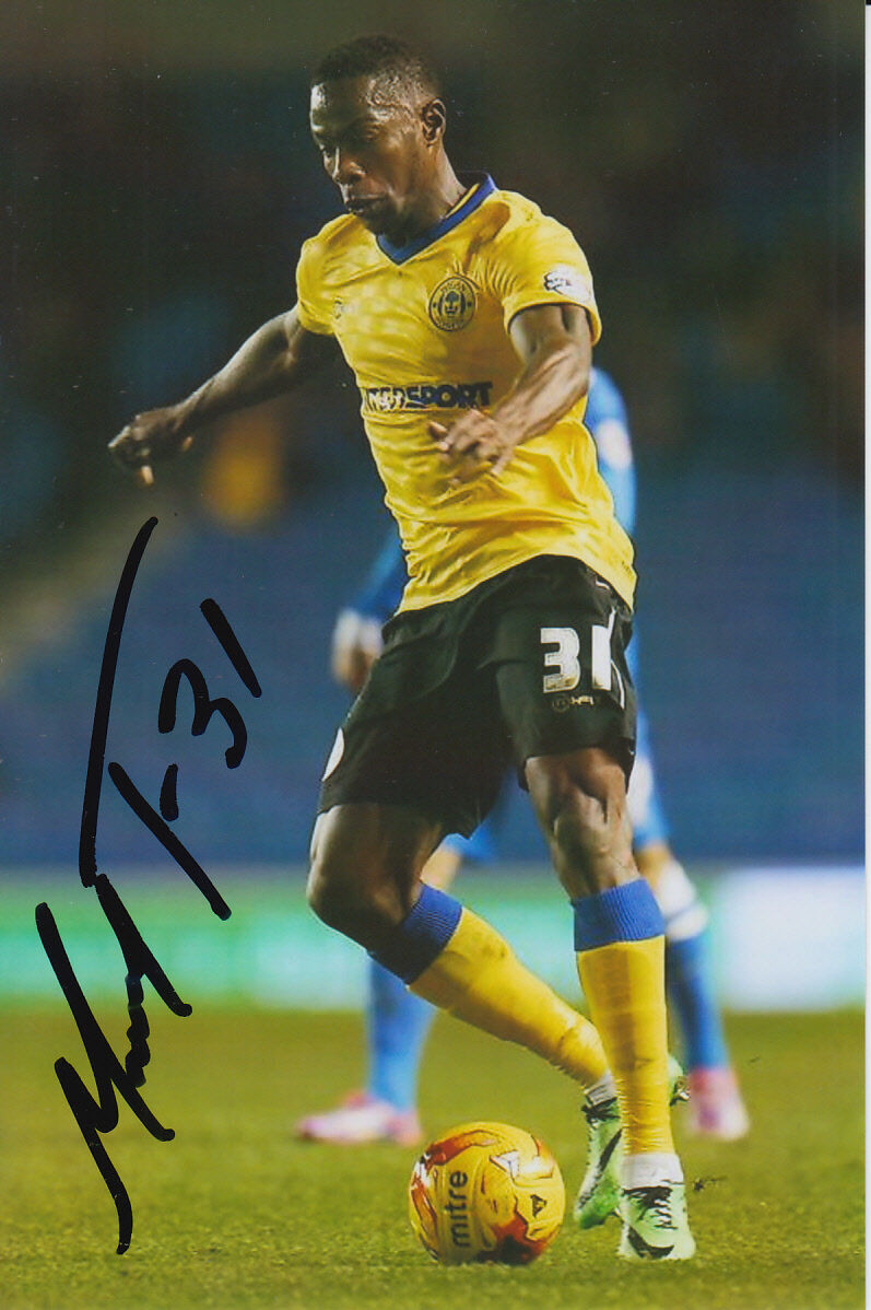 WIGAN ATHLETIC HAND SIGNED MAYNOR FIGUEROA 6X4 Photo Poster painting 3.