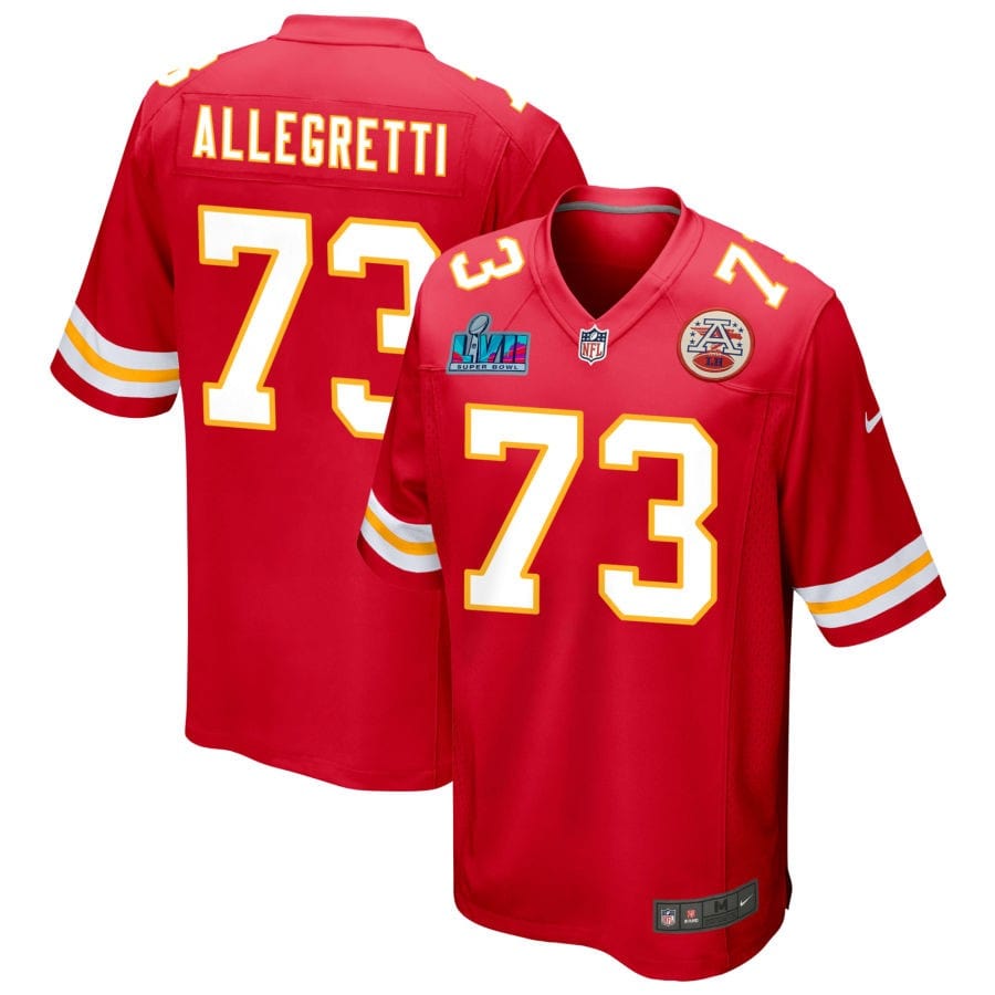 Nick Allegretti Kansas City Chiefs Nike Super Bowl LVII Game Jersey - Red mysite