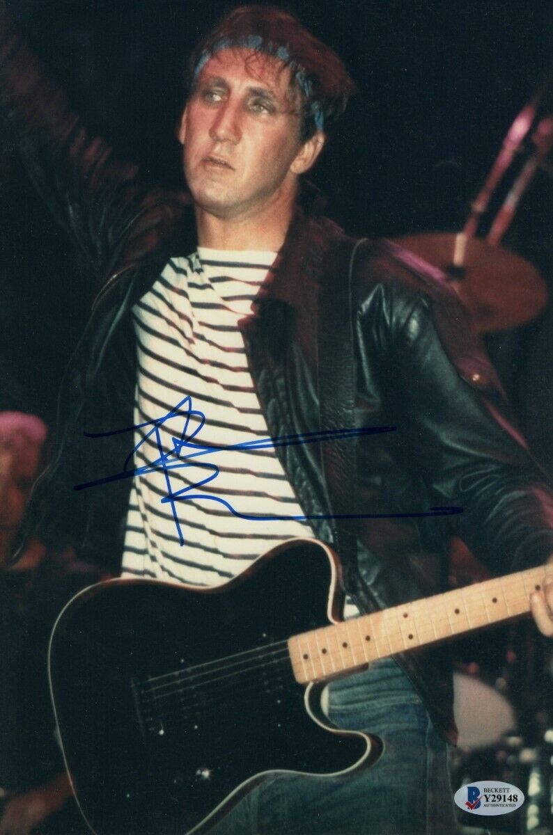 Pete Townshend Signed Autographed 8X12 Photo Poster painting The Who Guitarist BAS Y29148