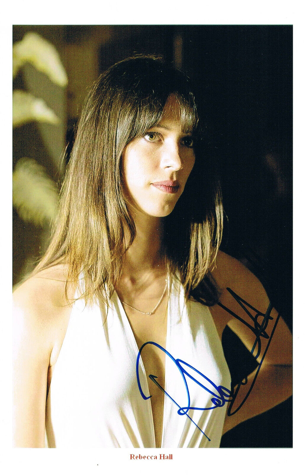 Rebecca Hall 1982- genuine autograph signed Photo Poster painting 5x7