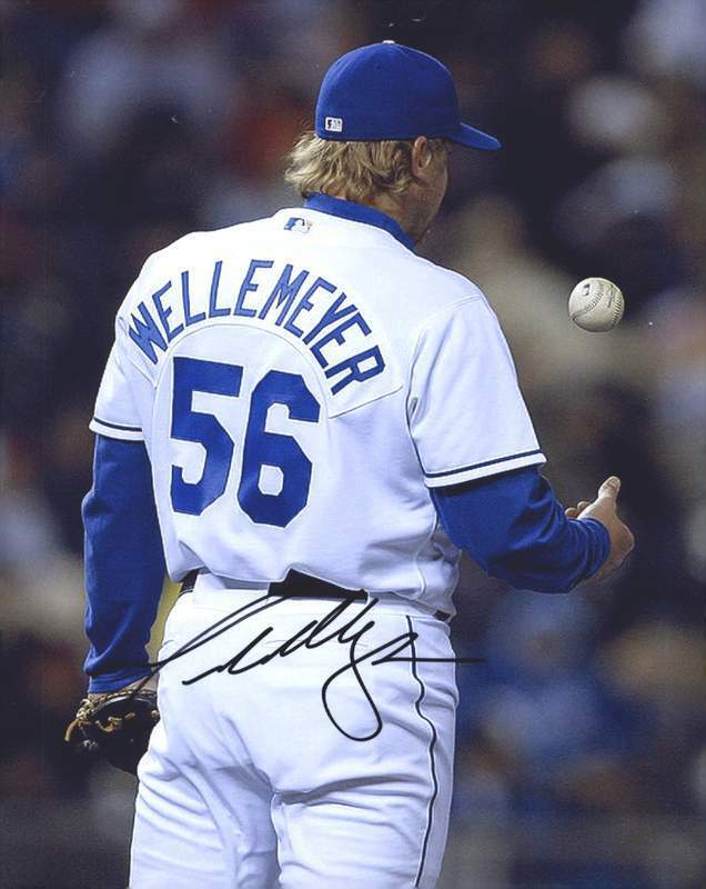 Todd Wellemeyer authentic signed baseball 8x10 Photo Poster painting W/Cert Autographed (A0135)