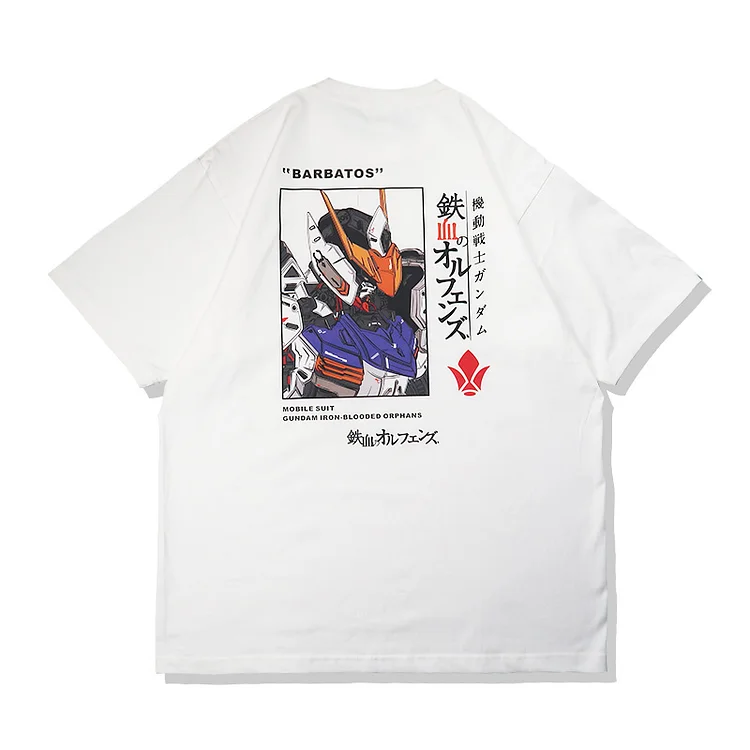 Pure Cotton Mobile Suit Gundam Iron-Blooded Orphans T-shirt  weebmemes