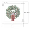 Christmas Wreath-Special Shaped Diamond Painting Kit