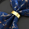 Simple Matte Golden Circle Catering Napkin Ring
