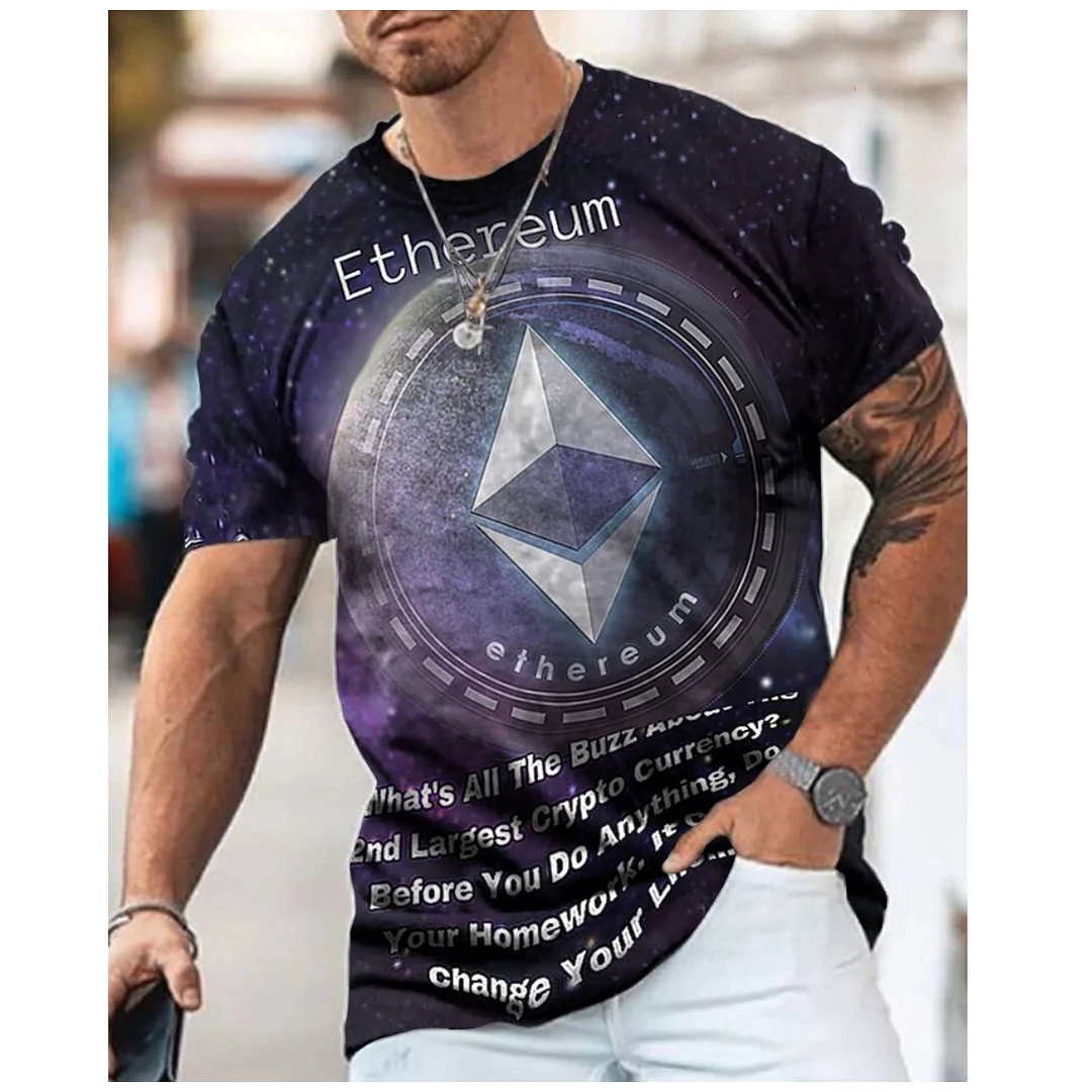 Trendy Ethereum printed T-shirt / [viawink] /