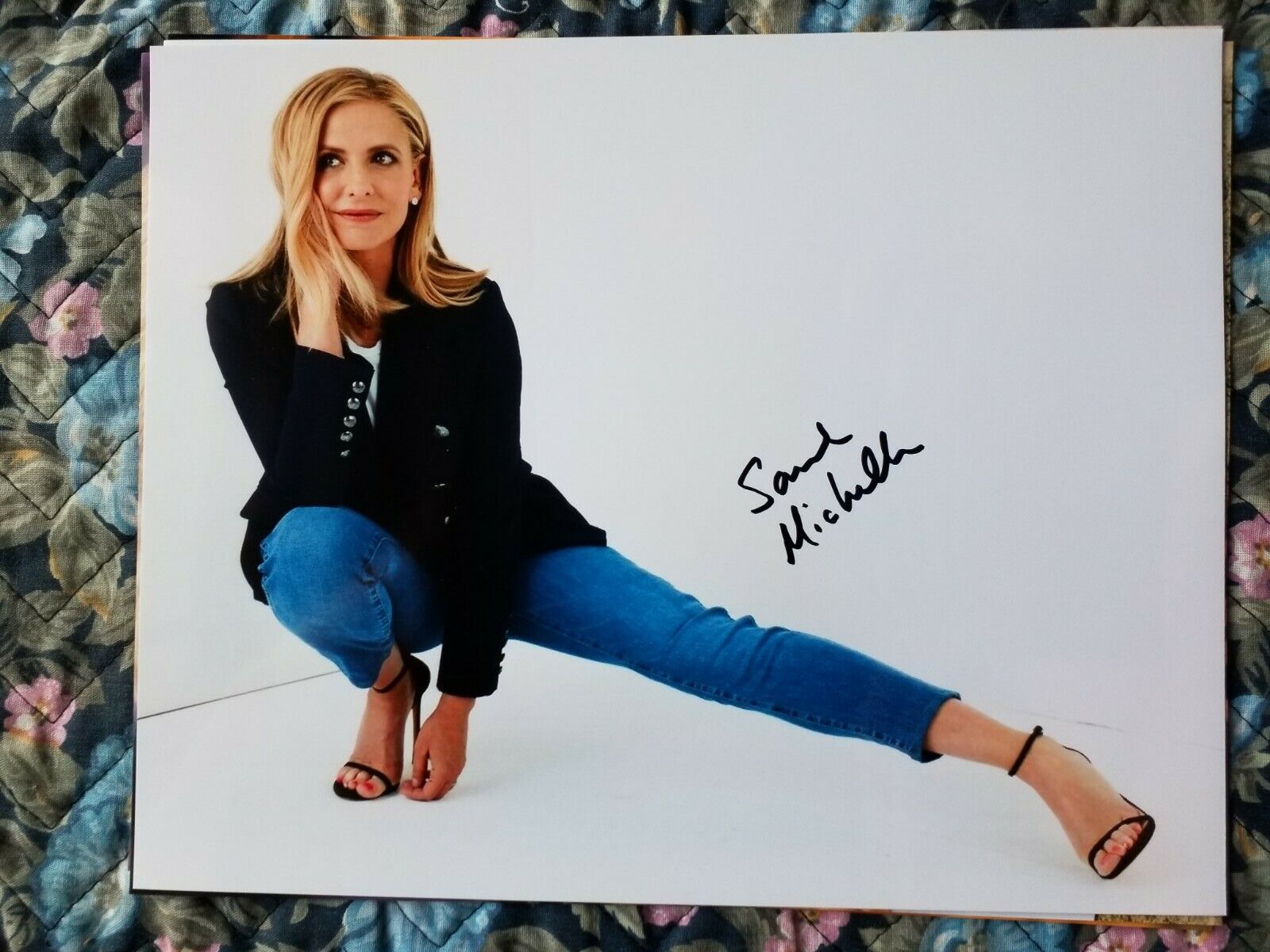 Sarah Michelle Gellar Authentic Autographed Signed 8 X 10 Photo Poster painting Buffy