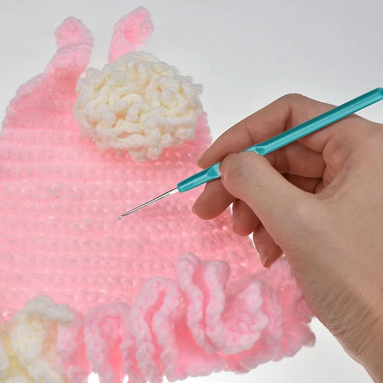 9pcs Wooden Crochet Hooks Knitting Needles Set 2-6mm Crochet Sewing Craft