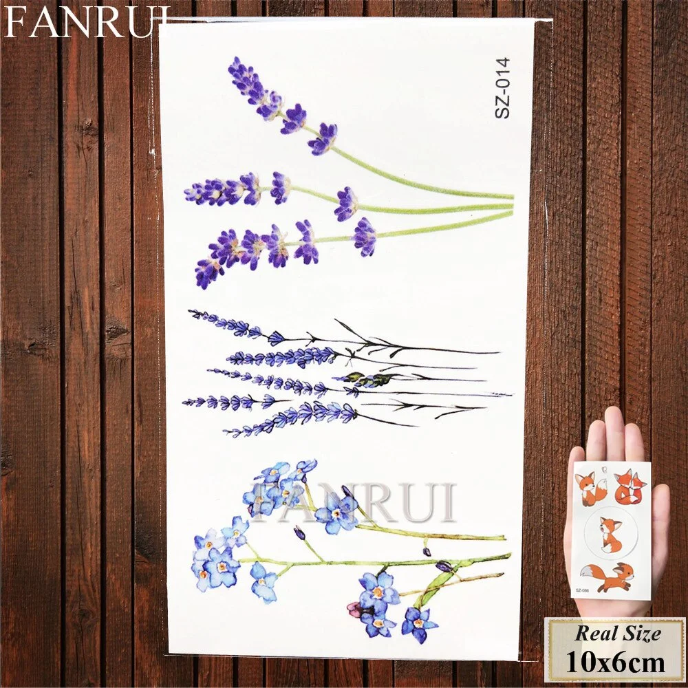 FANRUI Forest Bear Deer Temporary Tattoo Stickers Women Women Elk Fake Tatoo Body Arm Buy Summer Style Tattoo illustration Tree