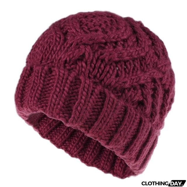 Knit Wool Beanie