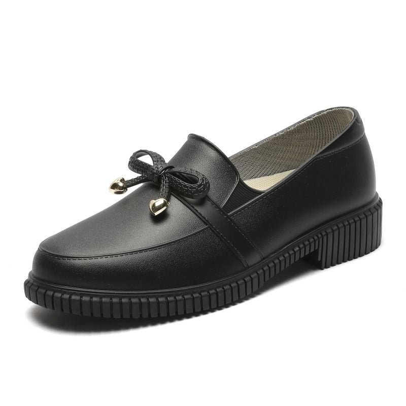 2021 Fashion Bowknot Rain Shoes Short Rubber Boots For Women Restaurant Chef Shoes Kitchen Women's Galoshes Waterproof Loafers