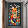 (Big Size)Fox - 14CT Stamped Cross Stitch - 40*70cm - Animal