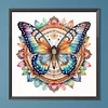 Diamond Painting -DIY Round Drill Flower Butterfly(40x40cm)