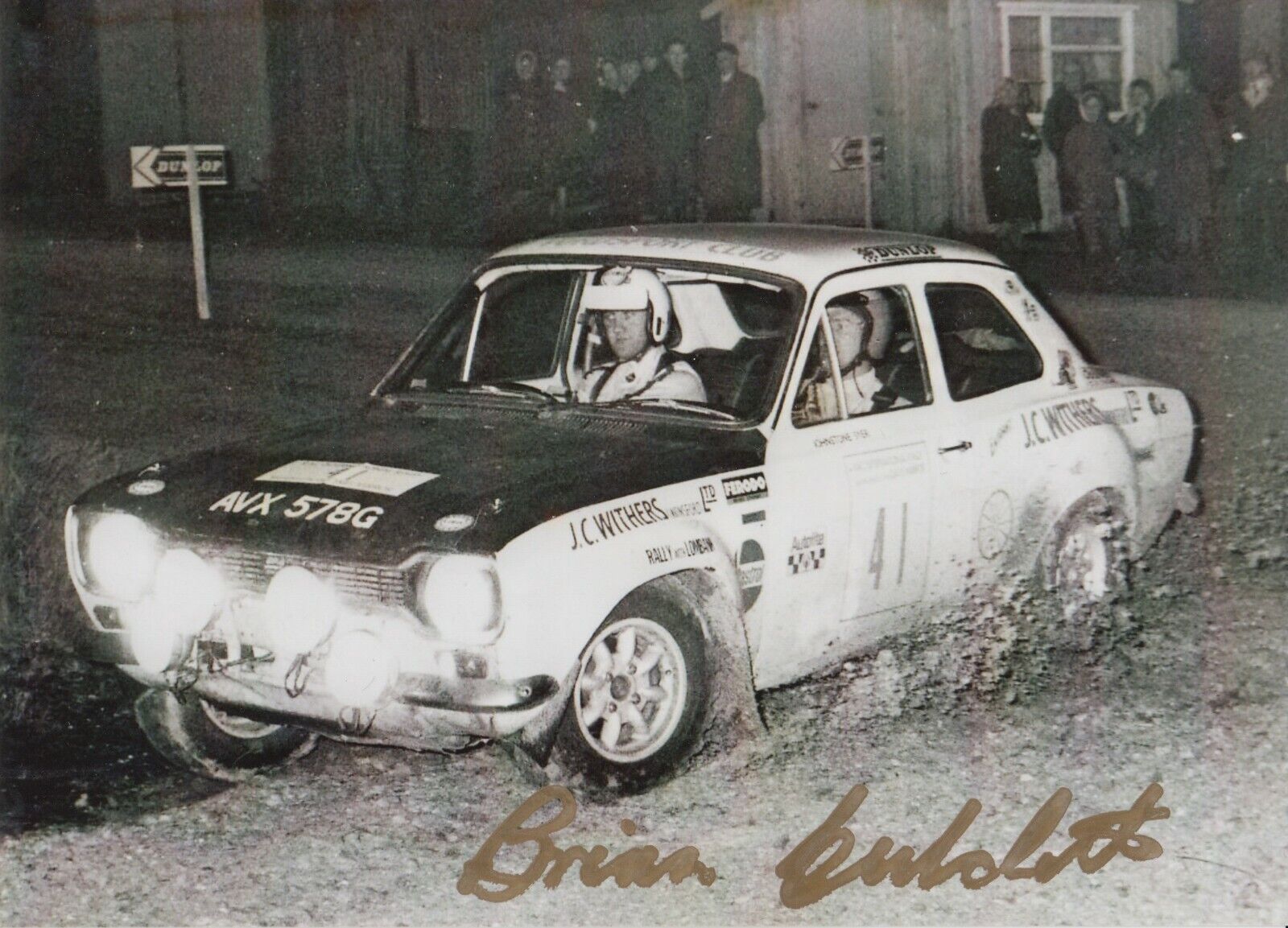 Brian Culcheth Hand Signed 7x5 Photo Poster painting - Rally Autograph B.