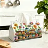 Diamond Painting PU Plant Tissue Box Tissue Holder