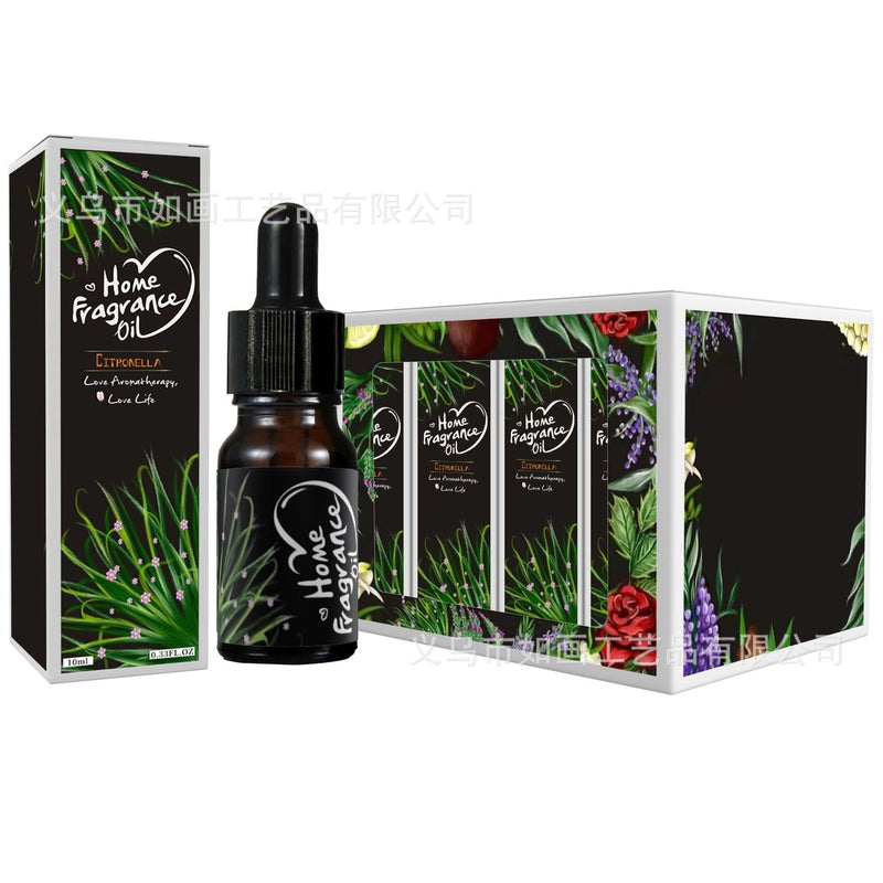 12 Pieces Humidifier Diffuser Dropper Aromatherapy Essential Oil Bedroom Relaxation Soothing Fragrance Source Factory 24 Flavor Plant Essential Oil