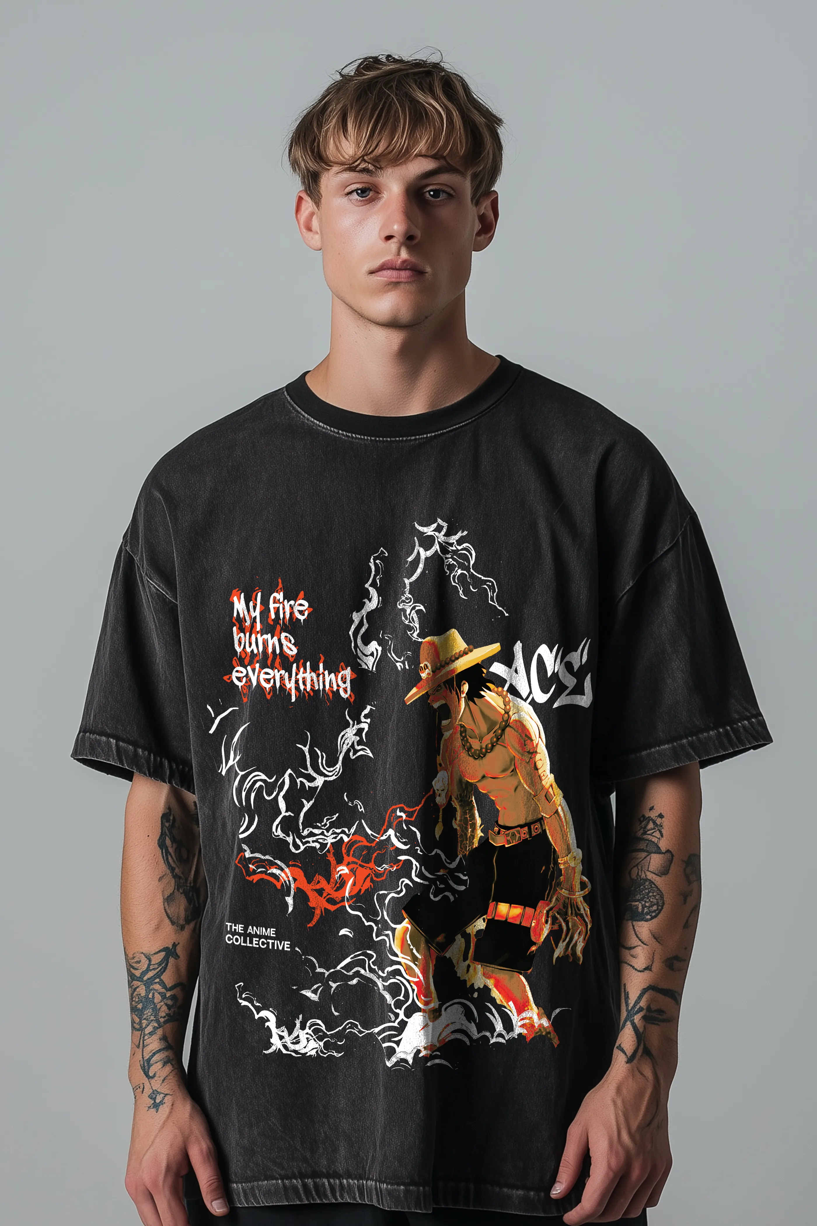 Ace Vintage Oversized T-Shirt | One Piece
