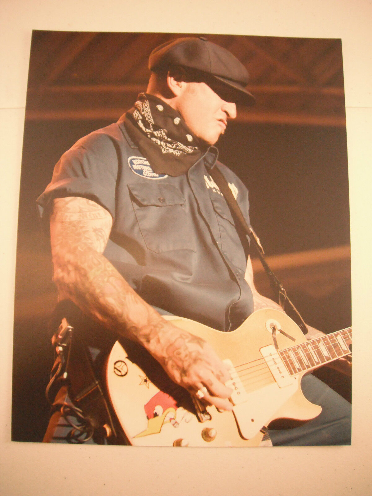 Social Distortion Jonny Wickersham Guitar 11x14 Promo Photo Poster painting #4