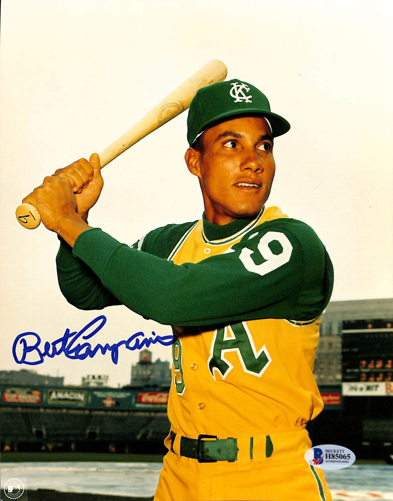 Kansas City Athletics Bert Campaneris Authentic Signed 8x10 Photo Poster painting BAS