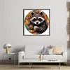 Raccoon-18CT Stamped Cross Stitch 25*25cm/9.84*9.84in tapestrymarket