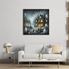 (Multi-Style)Halloween Haunted House-11CT Stamped Cross Stitch 50*50cm/19.69*19.69in tapestrymarket