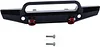 AMK TRX4M RC Front & Rear Bumper, 1/18 RC Car Metal Front Bumper for 1/18 RC Crawler Car TRX4-M Upgrade Parts