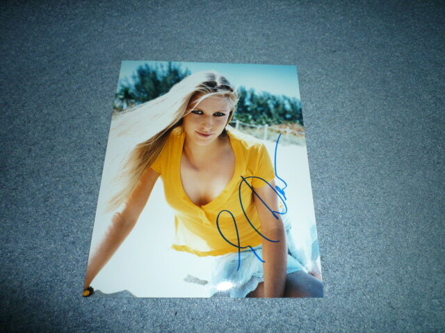 ELENA DEMENTIEVA sexy signed autograph 8x10 (20x25 cm) In Person