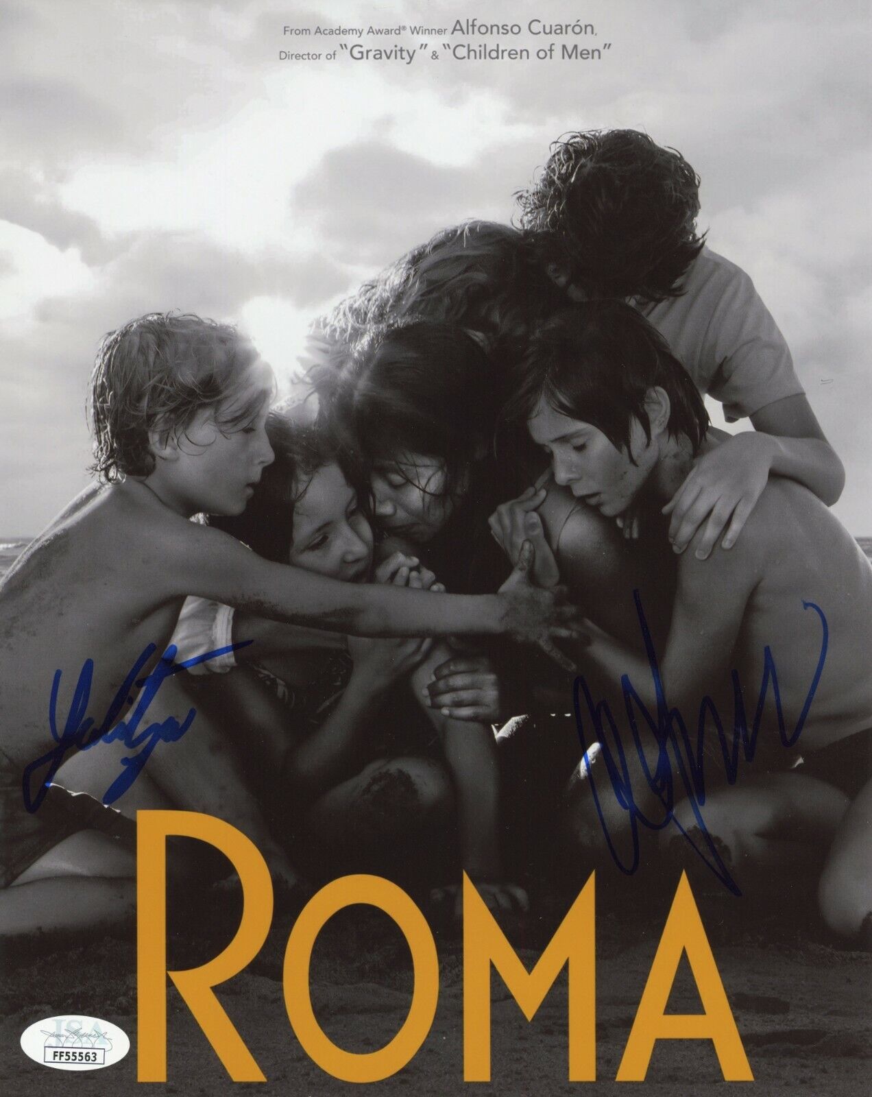 YALITZA APARICIO & ALFONSO CUARON Authentic Hand-Signed ROMA