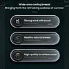Portable Car Fan with Strong Suction and 3 Speeds Rechargeable Dashboard Cooling Air Wall Fan for Sedan SUV RV Auto Vehicles Home Windshield
