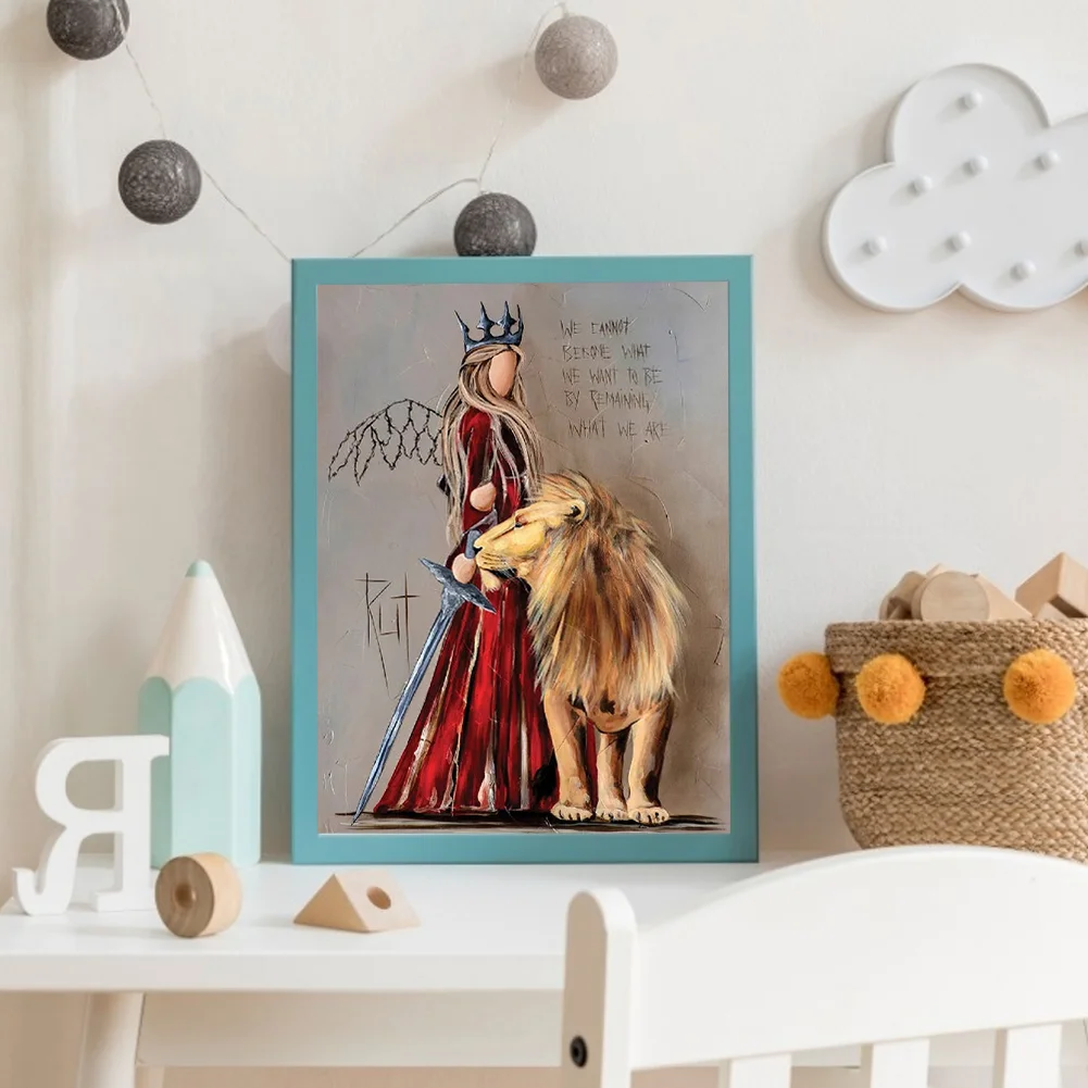 Full Round Diamond Painting 30*40cm - Faceless Angel