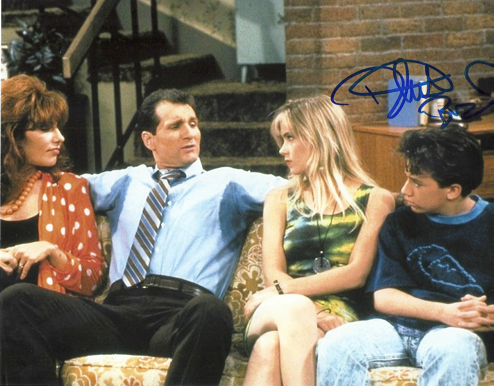 DAVID FAUSTINO 'MARRIED WITH CHILDREN' BUD BUNDY SIGNED 8X10 PICTURE *COA 3