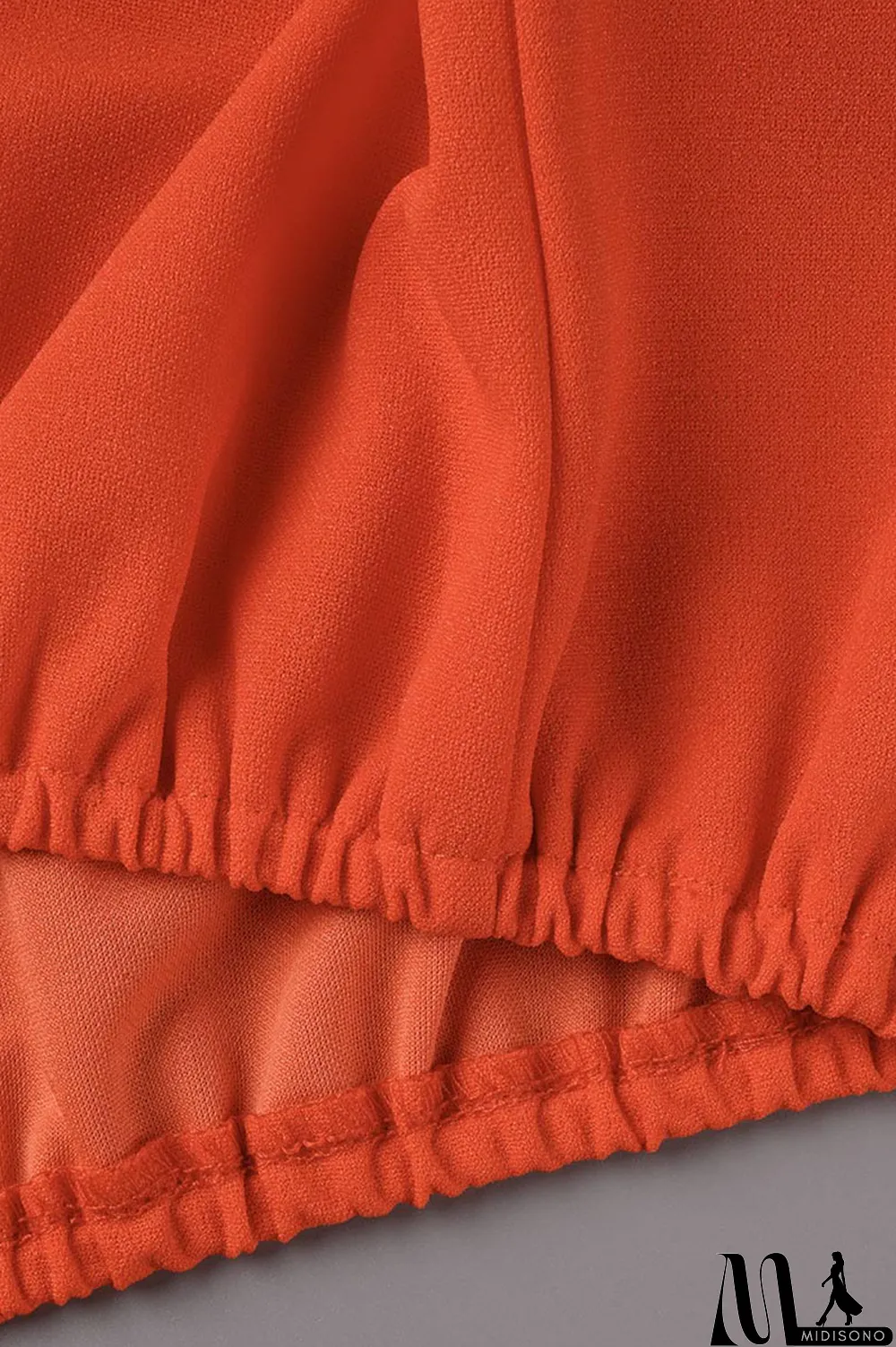 MidiSono - Yellow Casual Solid Patchwork Flounce V Neck Short Sleeve Two Pieces